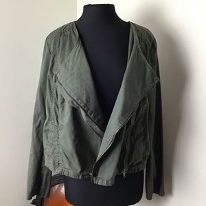 Military Inspired Twill Jacket